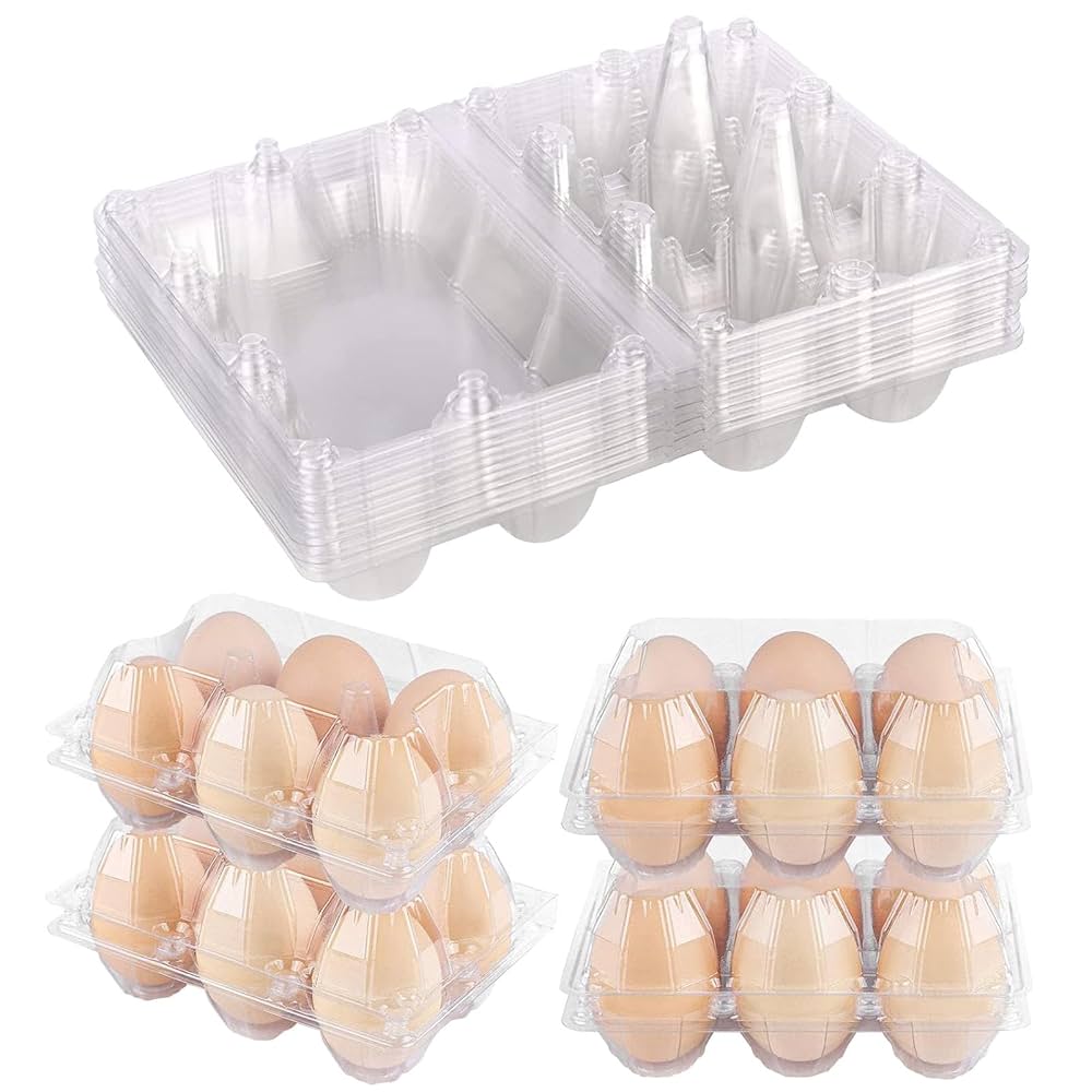 Clear PET Egg Carton for Retail Packaging