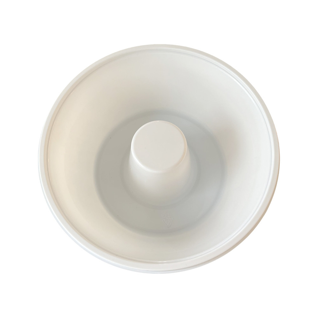 Model HS33 - 35 oz Ronde witte CPET -lade