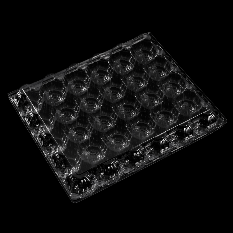 HSQY 30-count Clear Plastic Egg Cartons