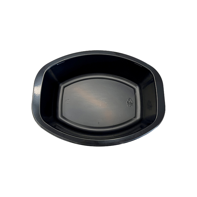 Model HS29 - 20 oz Oval Black CPET -lade
