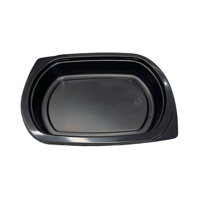 Model HS28 - 15 oz rechthoek Black CPET -lade
