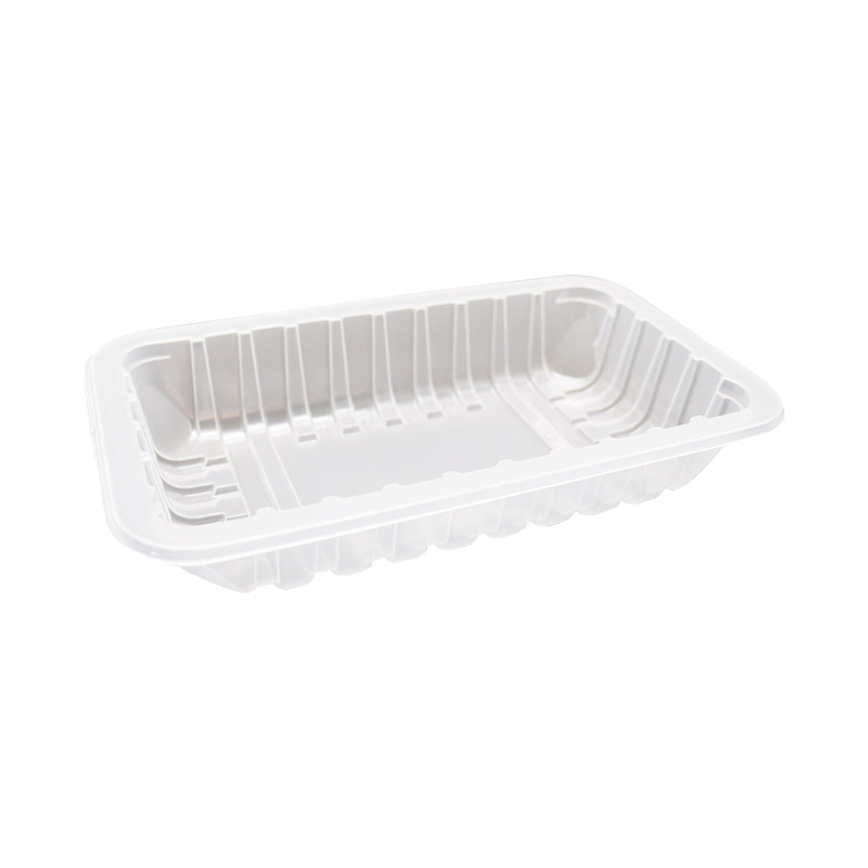 HSQY 8.7x5.2x1.2 tum rektangelgrön pp plastköttfack