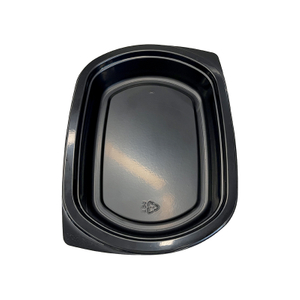 Model HS28 - 15 oz Rectangle Black CPET Tray