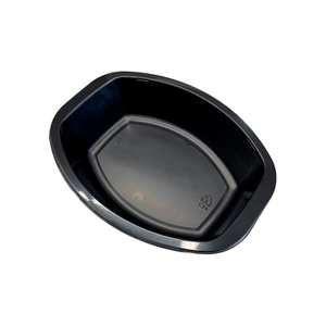 Model HS29 - 20 oz Oval Black CPET Tray