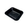 Model HS20 - 10 oz Rectangle Black CPET Tray 