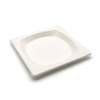 Amapuleti aCompostable Alahlwayo, 6' 8' 10' I-Bagasse Pulp Square Plate, Amapuleti Esidlo Sakusihlwa Angaboli