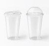 17oz U Shaped Clear PLA Cup, Compostable Cold Drink Cup