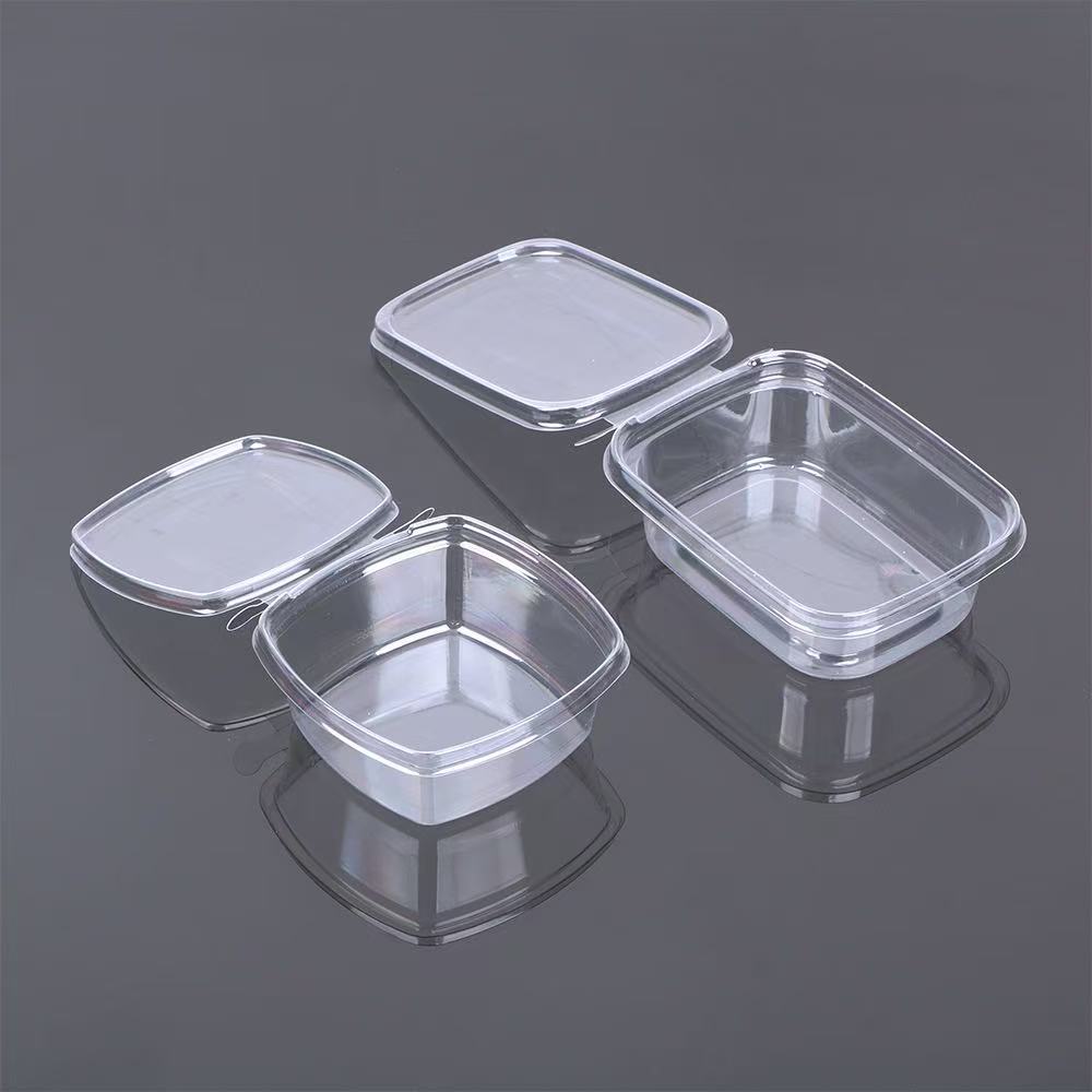 HSQY 6.9 X 5.3 X 2.2 Inch Clear PET Plastic Fruit Clamshells Container