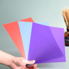 HSQY 0.6mm Translucent Matte Colored Polypropylene PP Plastic Sheet