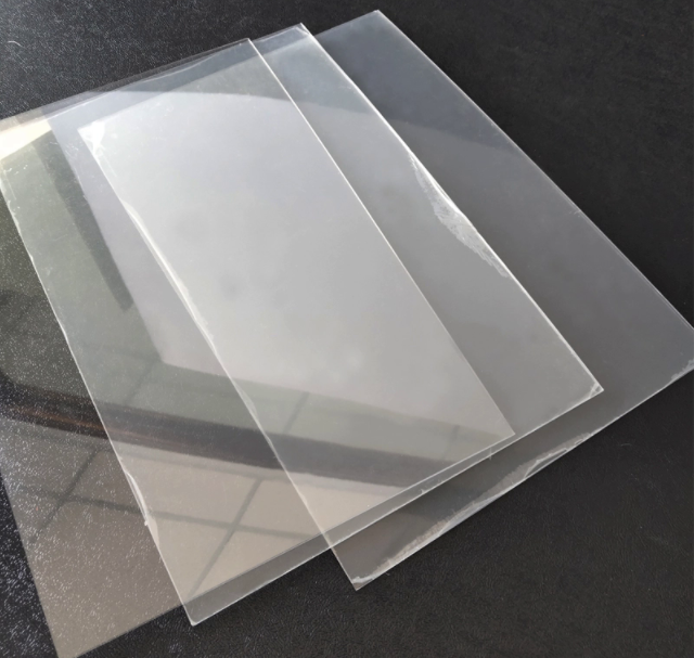 HSQY 0.5mm clear PETG plastic sheet
