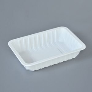 HSQY 7.5X5.6X1.6 In Rectangle White Plastic PP High Barrier Tray