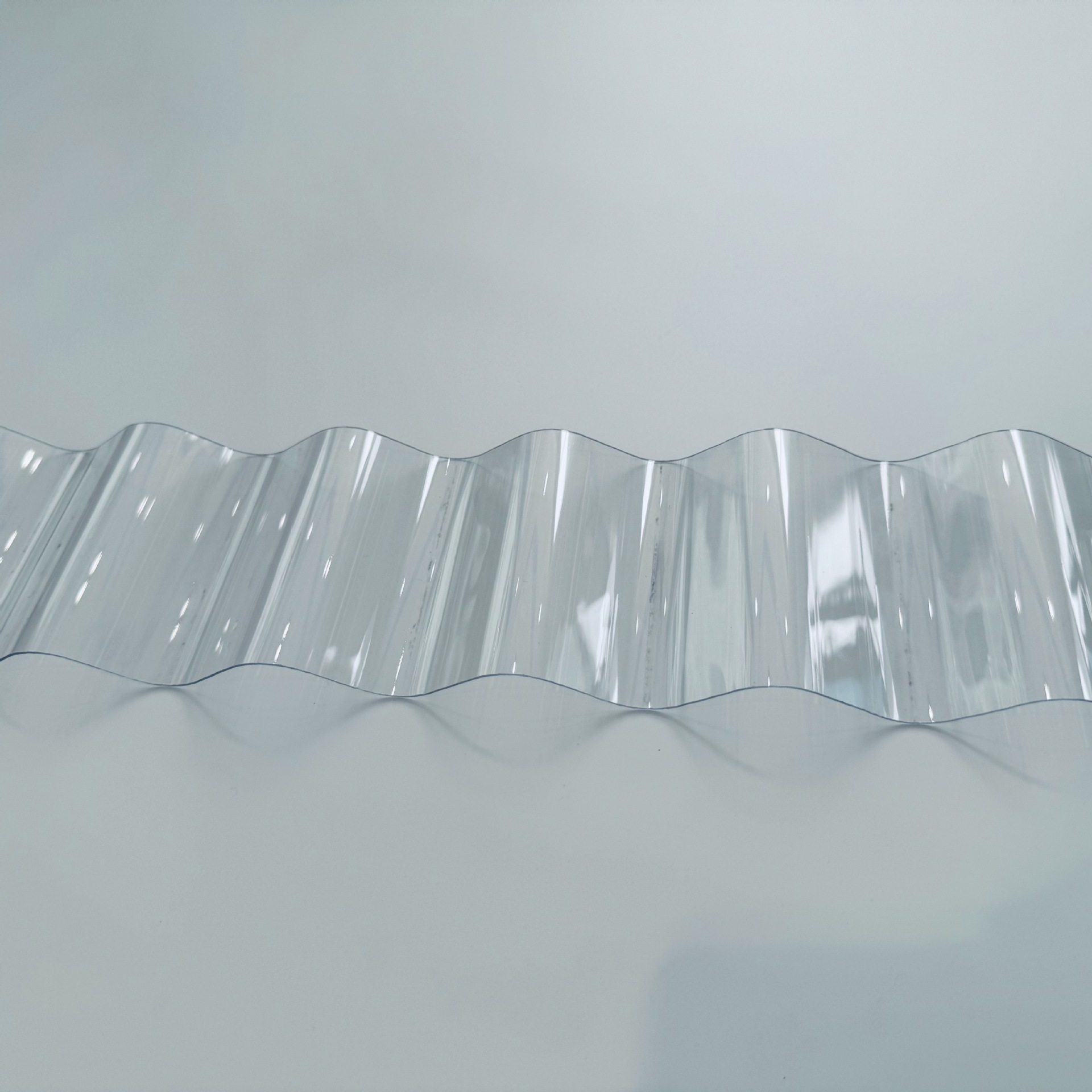 HSQY UV Resistant Colored Polycarbonate Corrugated Wave Sheet