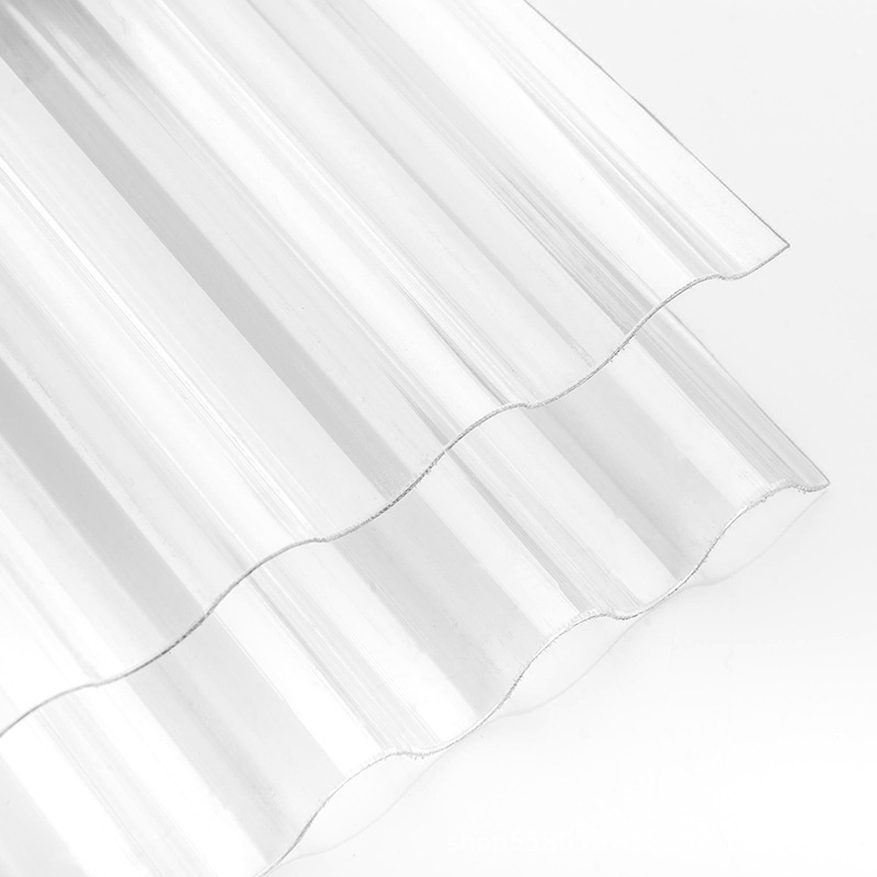 HSQY High Transmittance Soundproof Corrugated Polycarbonate Roof Sheet