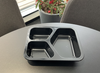 Eco-Friendly And Reusable Disposable CPET Takeaway Meals Food Tray