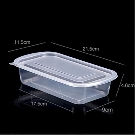HSQY 7.87X5.51X0.787 In Rectangle Clear Plastic PP High Barrier Tray