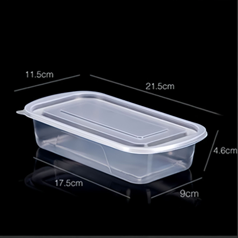 HSQY 7.87X5.51X0.787 In Rectangle Clear Plastic PP High Barrier Tray