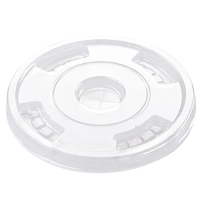 Compostable Clear PLA Dome Lids, Biodegradable Cold Drink Cup Lids