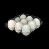 HSQY 4 6 8 9 10 Count Clear Plastic Duck Egg Cartons Box