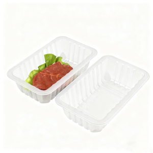 HSQY 7.3X4.7X2.4 In Rectangle Clear Plastic PP High Barrier Tray