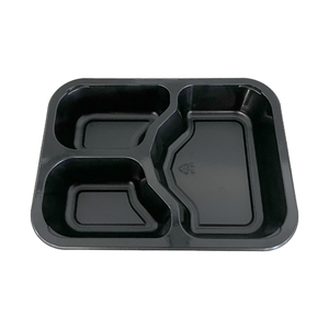 Modelo JC03 - 22 OZ Rectángulo 3 Compartimiento Ch’iyara Cpet Bandeja .