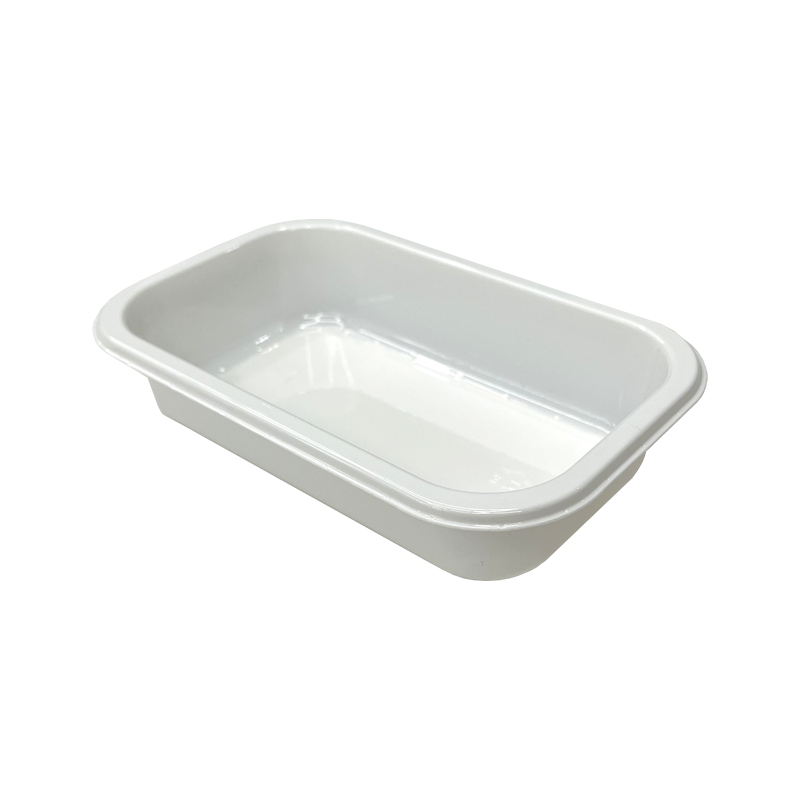 Model LL01 - Safata CPET de la companyia aèria blanca de 10 oz