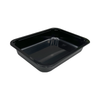 Model 002 - 27 oz Rectangle Black CPET Tray