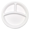 Disposable Compostable Plates, 3-Compartment 9