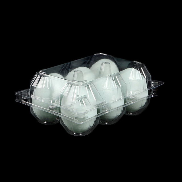 HSQY 4 6 8 9 10 Bilangin ang Clear Plastic Duck Egg Cartons Box