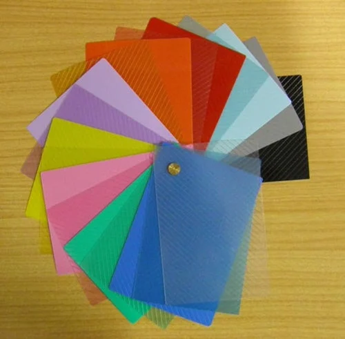 HSQY A4 Twill Coloured Polypropylene Sheet