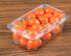 HSQY 6.7 X 6.7 X 3.5 Inch Clear PET Plastic Square Fruit Clamshells Container