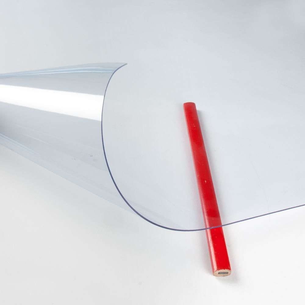 Transparent PVC soft film for raincoats