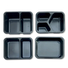 Model HS29 - 20 oz Oval Black CPET Tray