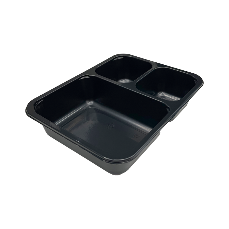 Modelo 012 - 27 oz rehegua. rectángulo 3 compartimento bandeja cpet morotĩ . 