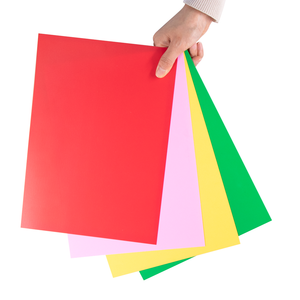 PVC Faarfblat mam UV Schutz