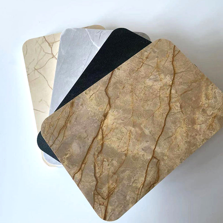Hsqy mapulanga mavele PVC laminated bodo marble ku khavisa rirhangu phanele