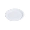 Plato desechable redondo de polipropileno blanco de 6 pulgadas HSQY