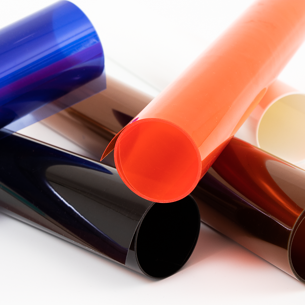 Lembar Pvc berwarna