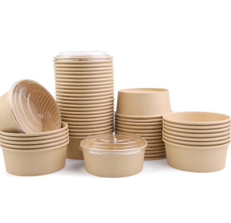 10oz 16oz 22oz 25oz 28oz 34oz 42oz PLA Round Soup & Salad Bowl