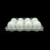 HSQY 18-count Clear Plastic Egg Cartons