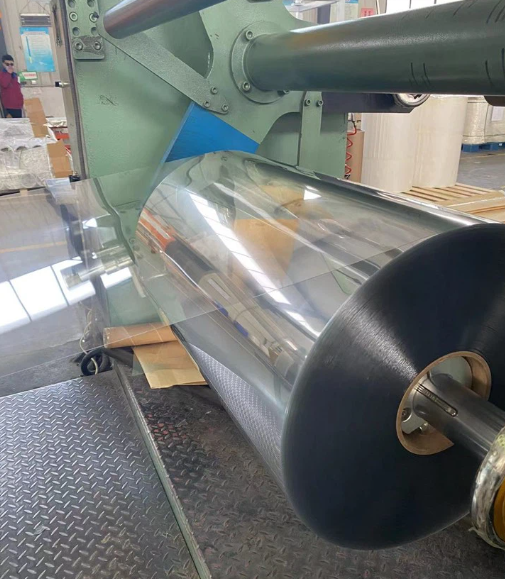 HSQY Wholesale Price 350 Micron Printable Clear RPET Sheet Roll