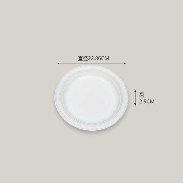 Disposable Cornstarch Plates, 6" 7" 8" 9" 10" Cornstarch Round Plates