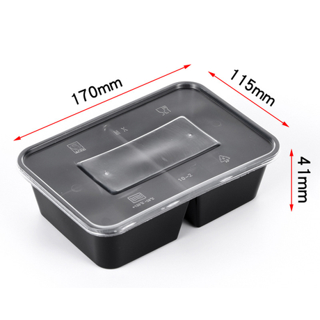 HSQY 7.09X4.72X1.97 In Rectangle Clear Plastic PP High Barrier Tray
