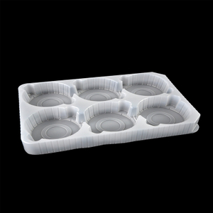 HSQY 12,9 x 8,7 x 1,6 inci makanan plastik baki sisipan blister