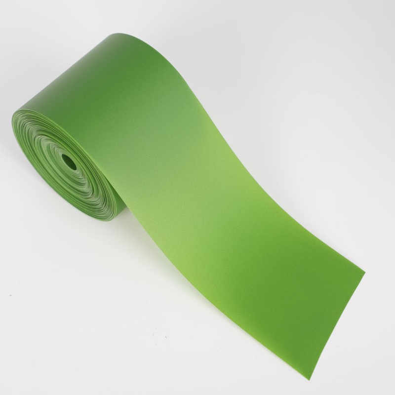 Thin Gauge Plastic Film Nature - Green PVC lawn edging h25cm X 9m