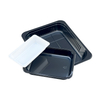 White/ Black Recyclable Microwave Baking Safe Cpet Food Container