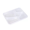 HSQY 3 Compartment Disposable Black PP Plastic Takeout Lunch Box Container With Lids