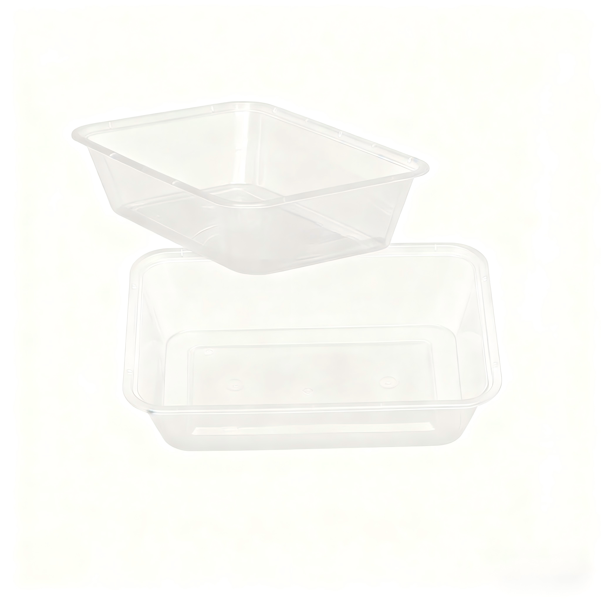 HSQY 7.87X5.51X1.38 In Rectangle Clear Plastic PP High Barrier Tray
