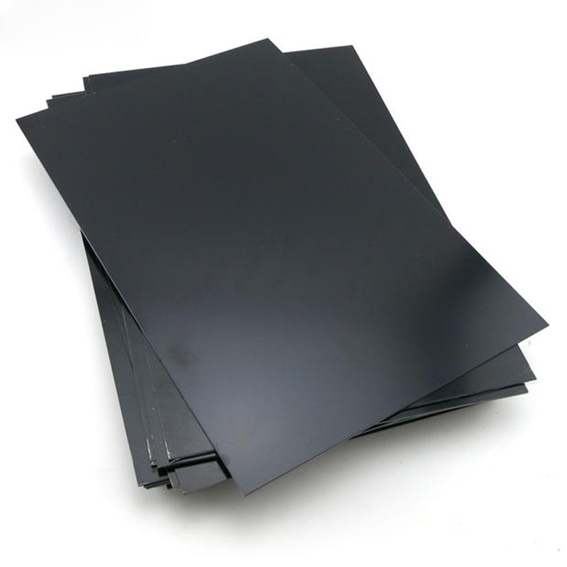 HSQY 1mm 1.5mm Black ABS Plastic Sheet 