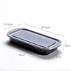 HSQY 4 Compartment Disposable Clear PP Plastic Takeout Lunch Box Container With Lids