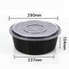 HSQY 169 oz. Pov tseg Round Dub PP Yas Takeout Noj su tais nrog hau